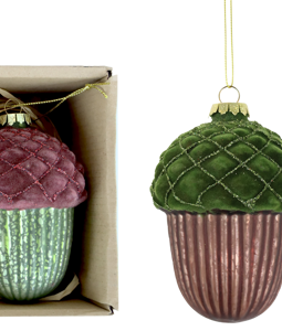 5267 GLASSJEWELRY GREEN OAK S/3